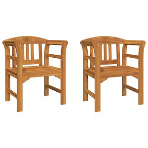 vidaXL b&aelig;nk Naturlig Olie Finish 68,5 x 46 x 82,5 cm Massivt Akacietr&aelig;