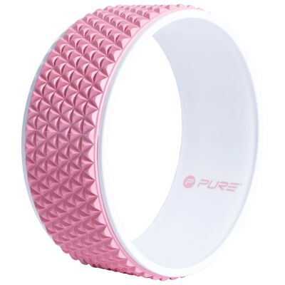 Pure2Improve yogahjul 34 cm pink og hvid