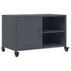 vidaXL tv-bord 68x39x43,5 cm st&aring;l antracitgr&aring;