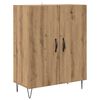 vidaXL Highboard Artisan Egetr&aelig; 69,5 x 34 x 180 cm Konstrueret tr&aelig;