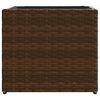 vidaXL plantekasse 36x30x32 cm polyrattan brun