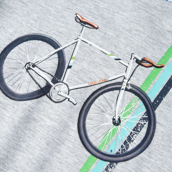 Kort&aelig;rmet T-shirt til b&oslash;rn str. 116 gr&aring;