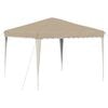 vidaXL Pop-up Festtelt 288 x 288 x 245 cm Cremefarvet Oxford stof