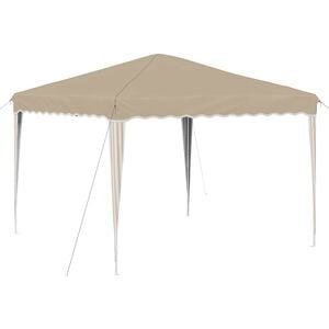 vidaXL Pop-up Festtelt 288 x 288 x 245 cm Cremefarvet Oxford stof