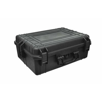 vidaXL hard-case transporttaske med skum 35 L sort