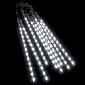 vidaXL meteorlys 8 stk. 30 cm 192 LED'er indend&oslash;rs/udend&oslash;rs kold hvid