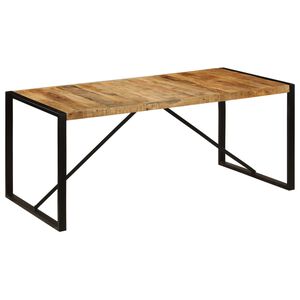 vidaXL spisebord 180 x 90 x 75 cm massivt mangotr&aelig;