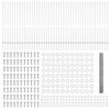vidaXL Hegn med post S&oslash;lv 1,4 x 100 m St&aring;l