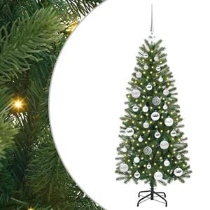 vidaXL Kunstigt juletr&aelig; Gr&oslash;n 120 cm PE og PVC