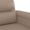 vidaXL 2-personers sofa 140 cm kunstl&aelig;der cappuccino