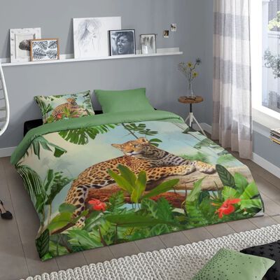 Good Morning sengetøj JUNGLE 200x200/220 cm flerfarvet