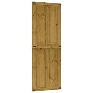 vidaXL Laded&oslash;r CORONA 70 x 210 cm Massivt fyrretr&aelig; HonningBrun