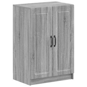 vidaXL Sko skab UTRECHT 59,5 x 39,5 x 87 cm Konstrueret tr&aelig; Gr&aring; Sonoma