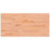 vidaXL skrivebordsplade 115x55x2,5 cm massivt b&oslash;getr&aelig;