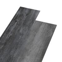 vidaXL selvklæbende gulvbrædder 5,02 m² 2 mm PVC skinnende grå