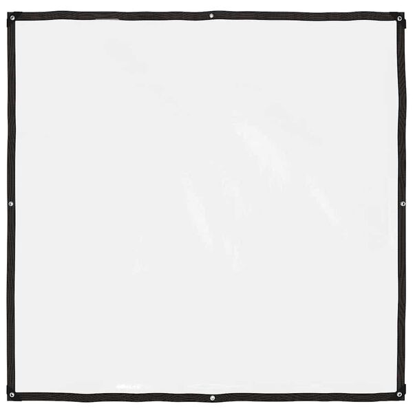 vidaXL klar presenning med &oslash;jer 2x2 m polyethylen