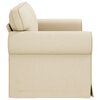 vidaXL Sofa Creme Samlede dimensioner: 155 x 82 x 80 cm (B x D x H)
