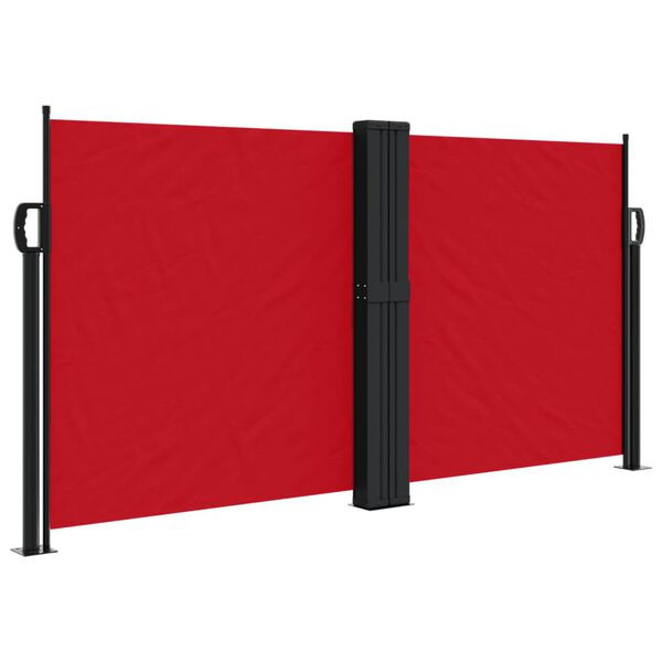 vidaXL sammenrullelig sidemarkise 120 x 600 cm red