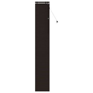 vidaXL Persienner M&oslash;rk Brun 40 x 250 cm 35 mm Massivt Paulownia Tr&aelig;