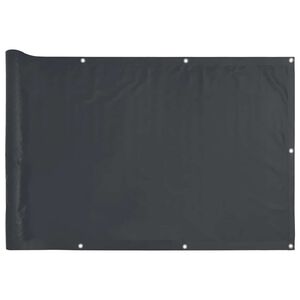vidaXL altanafsk&aelig;rmning 600x90 cm PVC antracitgr&aring;