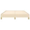 vidaXL sengeramme uden madras 140x200 cm stof cremefarvet