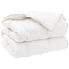 vidaXL Dyne FULDA 220 x 240 cm 4 &aring;rstider 210 GSM 90% g&aring;sedun Hvid