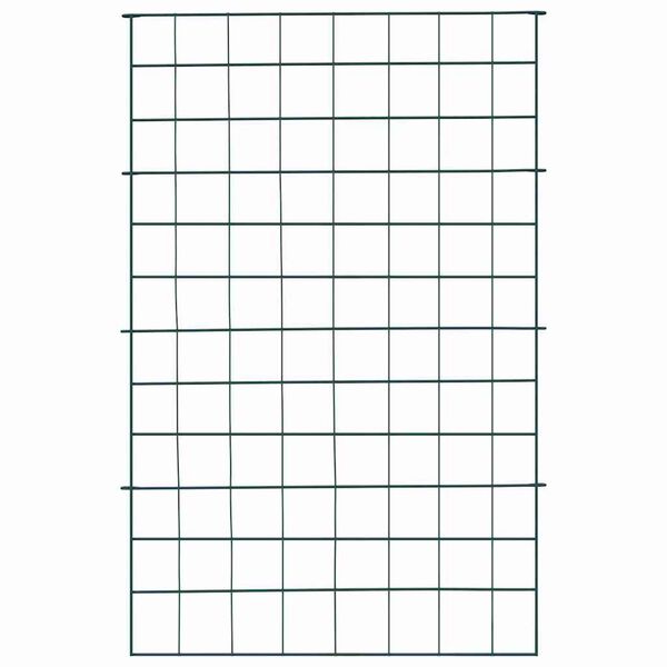 vidaXL Damhegnsæt 8 pcs Grøn 50 x 80 cm Stål