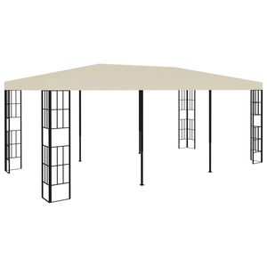 vidaXL pavillon 3x6 m cremefarvet