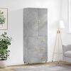 vidaXL h&oslash;jskab 69,5x34x180 cm konstrueret tr&aelig; betongr&aring;