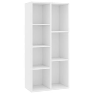 vidaXL bogreol 50x25x106 cm konstrueret tr&aelig; hvid