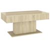 vidaXL sofabord 96x50x45 cm konstrueret tr&aelig; sonoma-eg