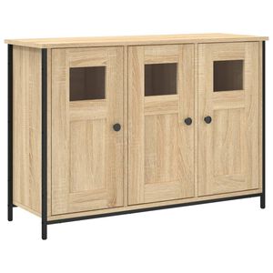 vidaXL sk&aelig;nk 100x35x70 cm konstrueret tr&aelig; sonoma-eg