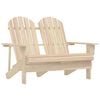 vidaXL 2-personers Adirondack-havestol massivt grantr&aelig;