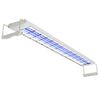 vidaXL LED-akvarielampe 80-90 cm IP67 aluminium