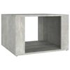 vidaXL sengebord 57x55x36 cm konstrueret tr&aelig; betongr&aring;