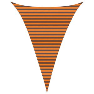 vidaXL Solskygge sejl Orange og Brun 3 x 4 x 4 m 100% polyester Oxford