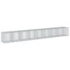 vidaXL gabionkurv med cover 950x100x100 cm galvaniseret jern