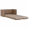vidaXL 2-i-1 sovesofa 112x174x55 cm kunstl&aelig;der cappuccinofarvet