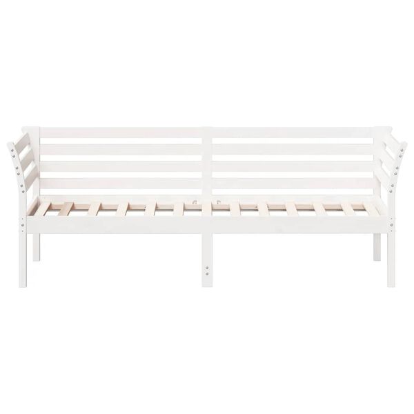 vidaXL daybed uden madras 90x190 cm massivt fyrretr&aelig; hvid