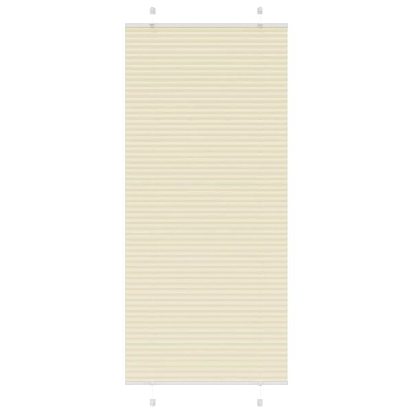 vidaXL Pliss&eacute;gardin fl&oslash;de 95x200 cm Stofbredde 94,4 cm Polyester