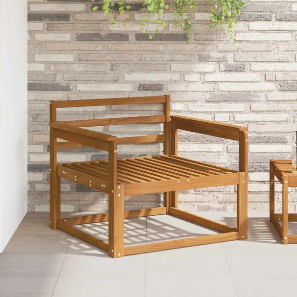 vidaXL Udend&oslash;rs Mellem Sofa Massivt Akacietr&aelig; Naturfarvet