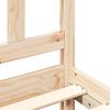 vidaXL sengeramme med sengegavl Small Double massivt tr&aelig;