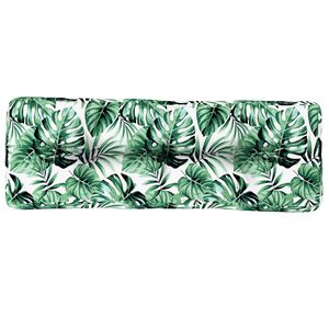 vidaXL pallehynde 120x40x10 cm stof bladm&oslash;nster