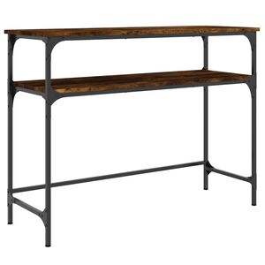 vidaXL konsolbord 100x35,5x75 cm konstrueret tr&aelig; r&oslash;get egetr&aelig;sfarve