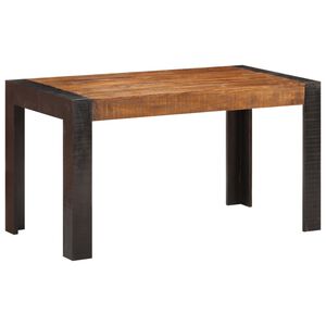 vidaXL spisebord 140x70x76 cm massivt ru mangotr&aelig;
