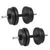vidaXL h&aring;ndv&aelig;gt med skiver 40 kg