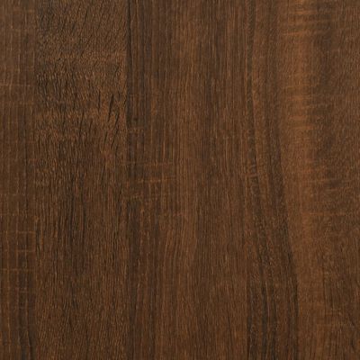 vidaXL sofabord 40x40x55 cm konstrueret træ brun egetræsfarve