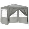 vidaXL Party Tent Lysegr&aring; 250 x 250 x 240 cm PE og st&aring;l