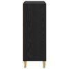 vidaXL Sideboard Sort eg 69,5 x 32,5 x 90 cm Konstrueret tr&aelig;