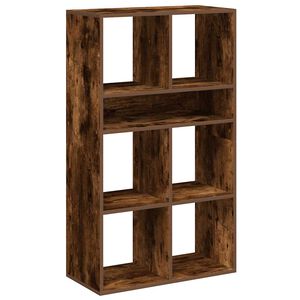 vidaXL bogreol 66x31x112 cm konstrueret tr&aelig; r&oslash;get egetr&aelig;